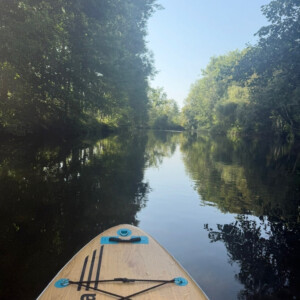 Paddleboarding on the River Dronne